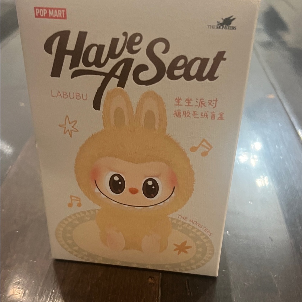 Pop Mart Labubu Stuffed Animal - Cream